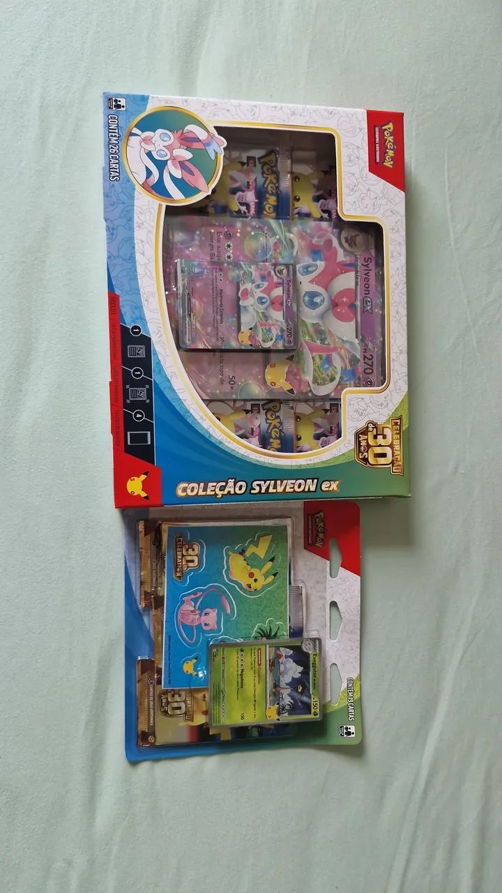 Triple Pack e Box da Sylveon 30 anos