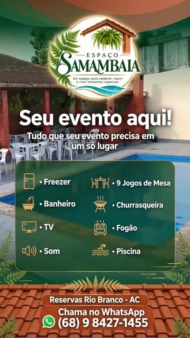 Aluga-se para evento no bairro tropical  - Foto 3