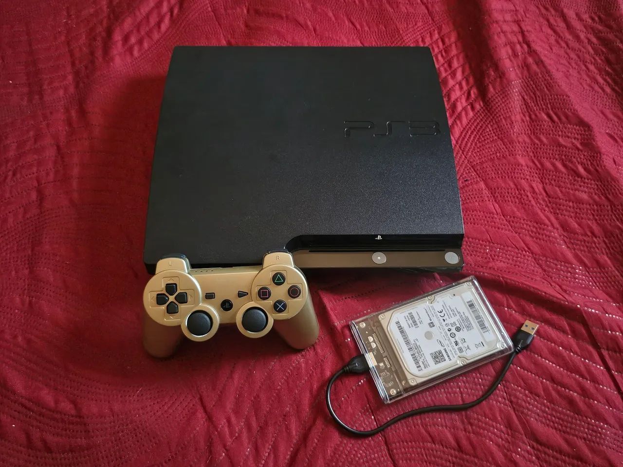 Ps3 Slim CFW + HD com jogos de sua escolha - Foto 3