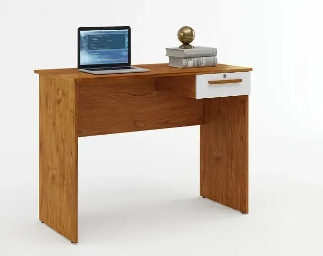 Mesa para escritorio Possui gaveta com chave  - Foto 2