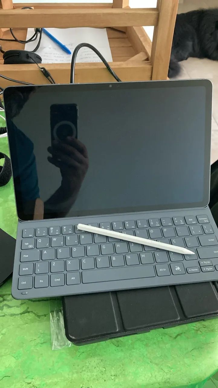Samsung Galaxy TAB11 com caneta e capa teclado - Foto 2