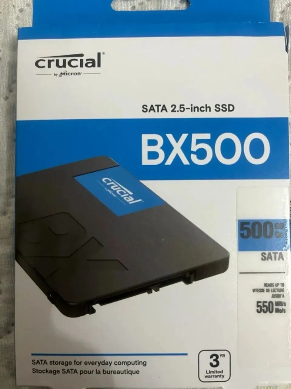SSD 500GB Crucial (Aceito Ofertas)