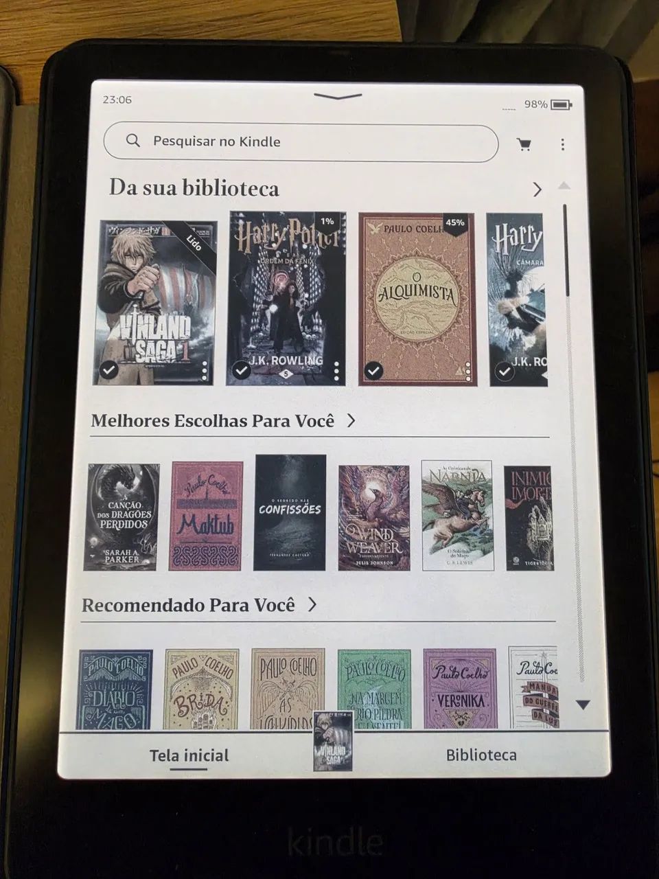 Kindle Colorsoft Signature 32gb + Base sem fio + Capa - Foto 2