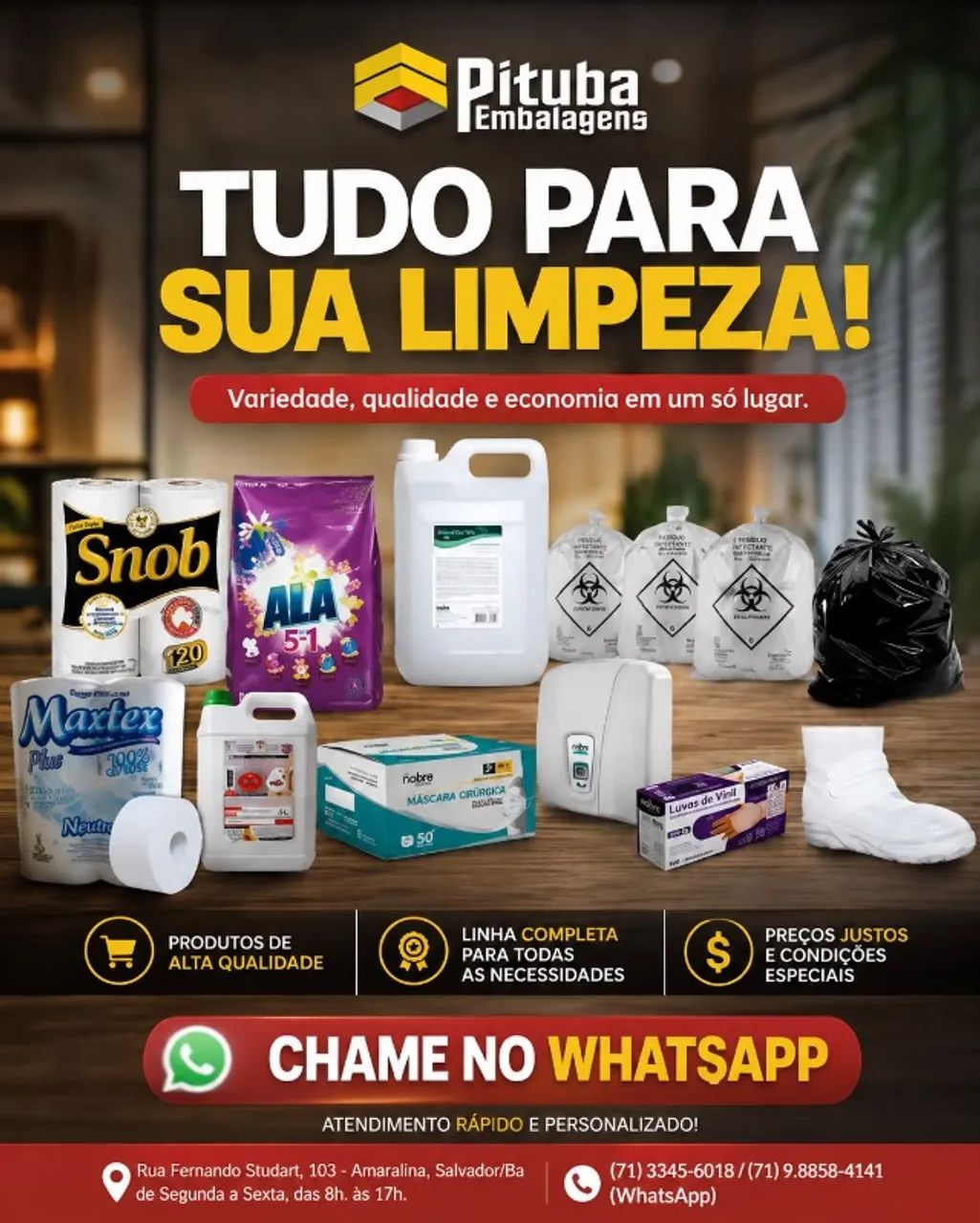 PRODUTOS DE LIMPEZA E DESCARTAVEIS EM GERAL - Foto 2