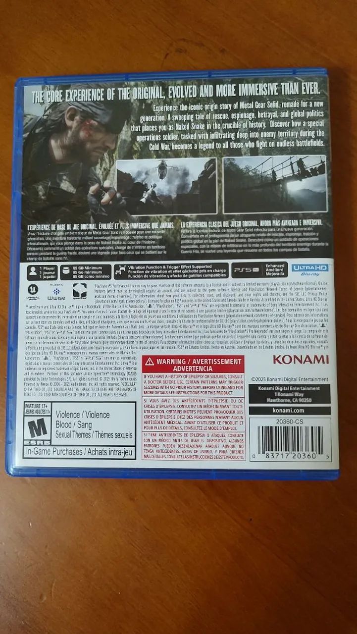 Metal Gear Solid Delta Snake Eater - PS5 - Foto 3