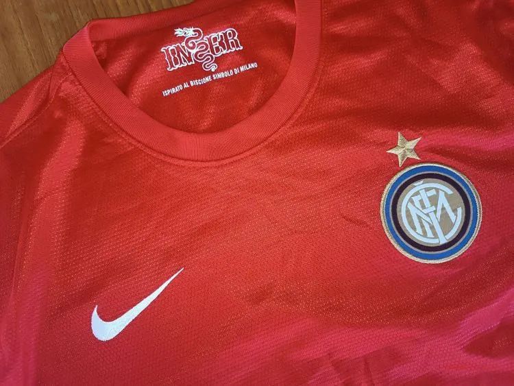 Camisa Original 2012 Vermelha Inter Milão Nike 2013 Internazionale - Foto 3