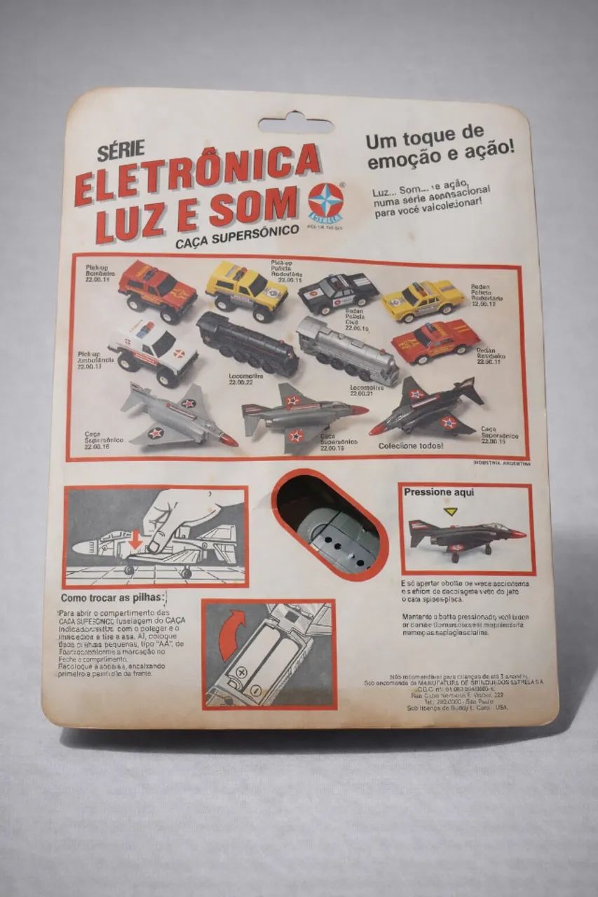 brinquedo estrela caça supersônico coleção eletrônica som e luz - Foto 4