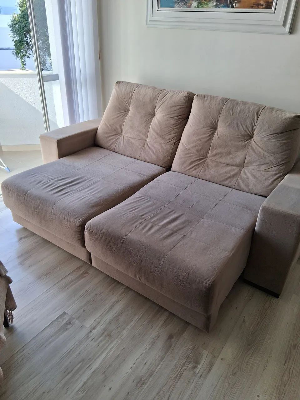 Sofa retrátil e reclinavel de 2,30m, em perfeito estado de conservação  - Foto 5