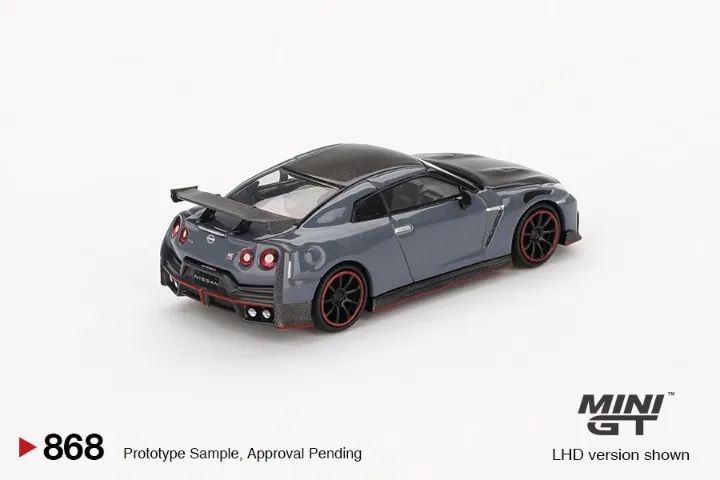 ☆値下　MINIGT NISSAN GTR Matte Grey Mini Gt Nissan Gtr Nismo R35 - 1/64 Cinza - Hobbies e coleções
