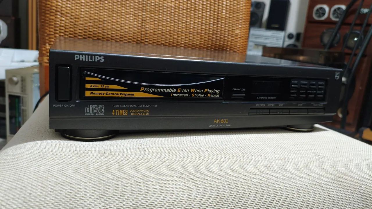 Cd player Phillips AK 601 novíssimo  - Foto 4