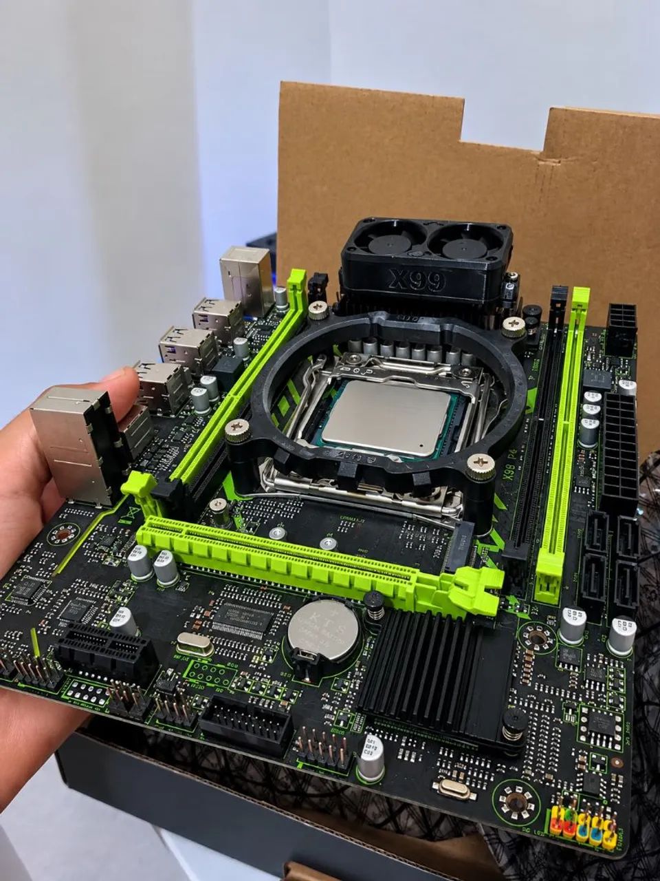 KIT PC X99 - PLACA-MÃE + XEON + GT 210 - Foto 2