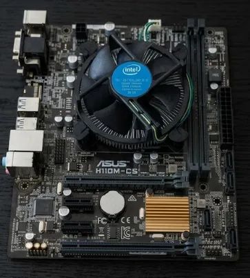 Kit Intel I7 7700 + Placa Asus H110M (Com Cooler e Espelho Original)