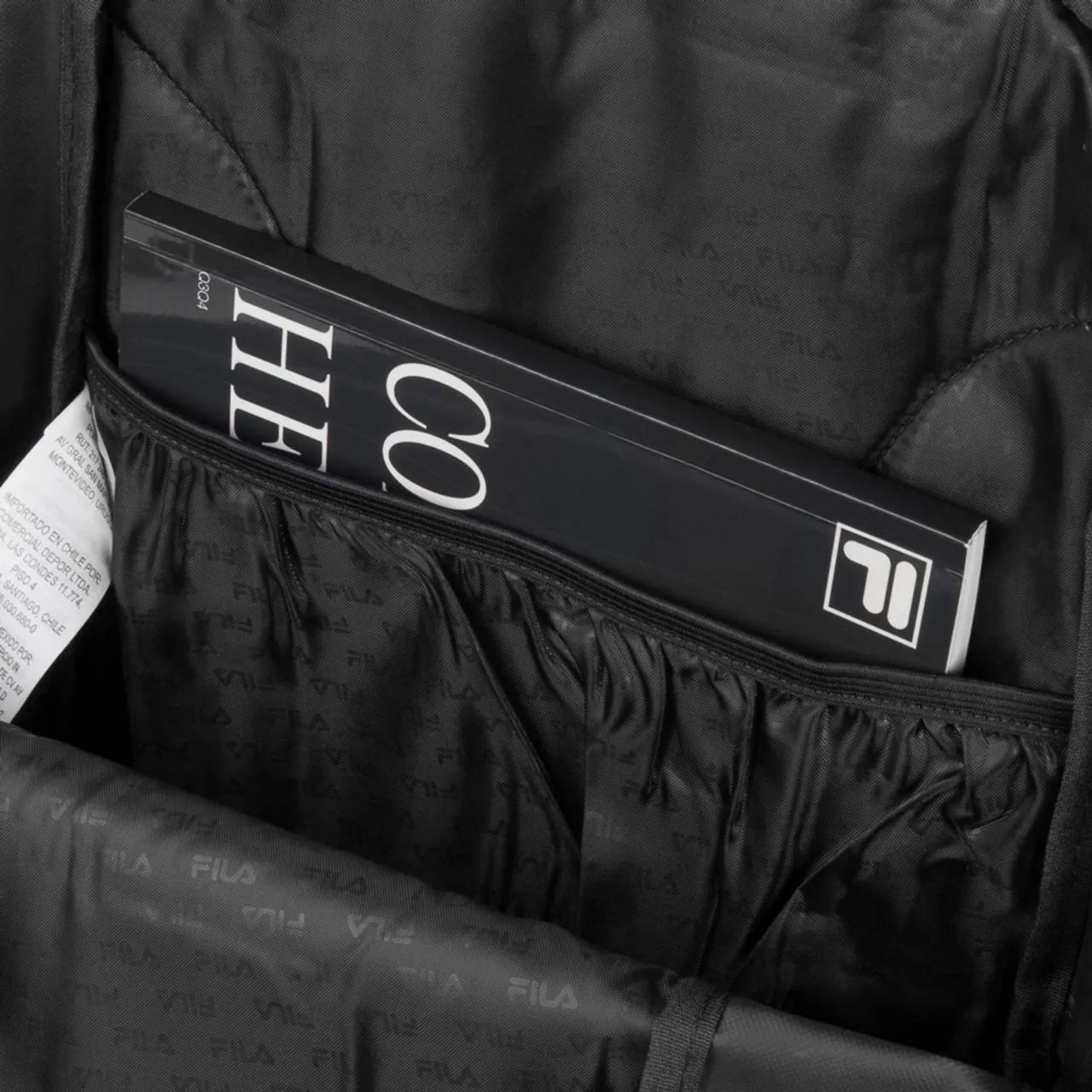 Mochila Fila Basic Outline Unisex Preta - Foto 5