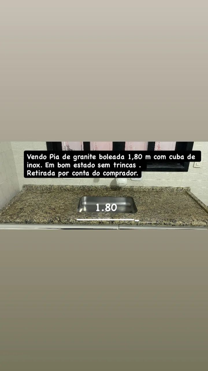 Pia de mármore 