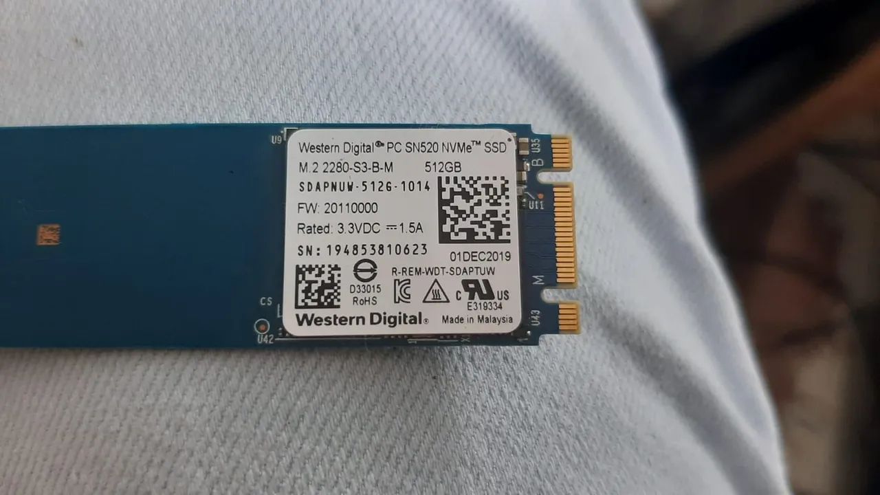 SSD NVME 512GB