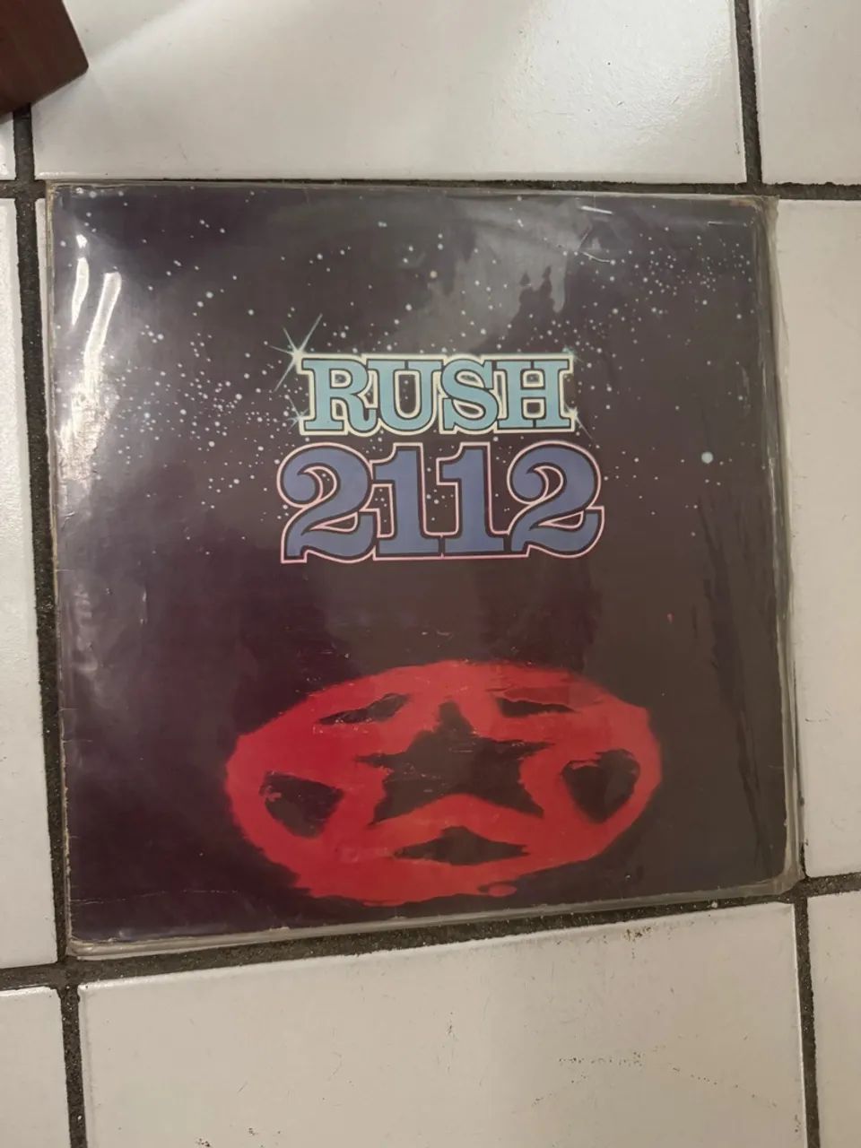 disco de vinil "2112" da banda Rush 
