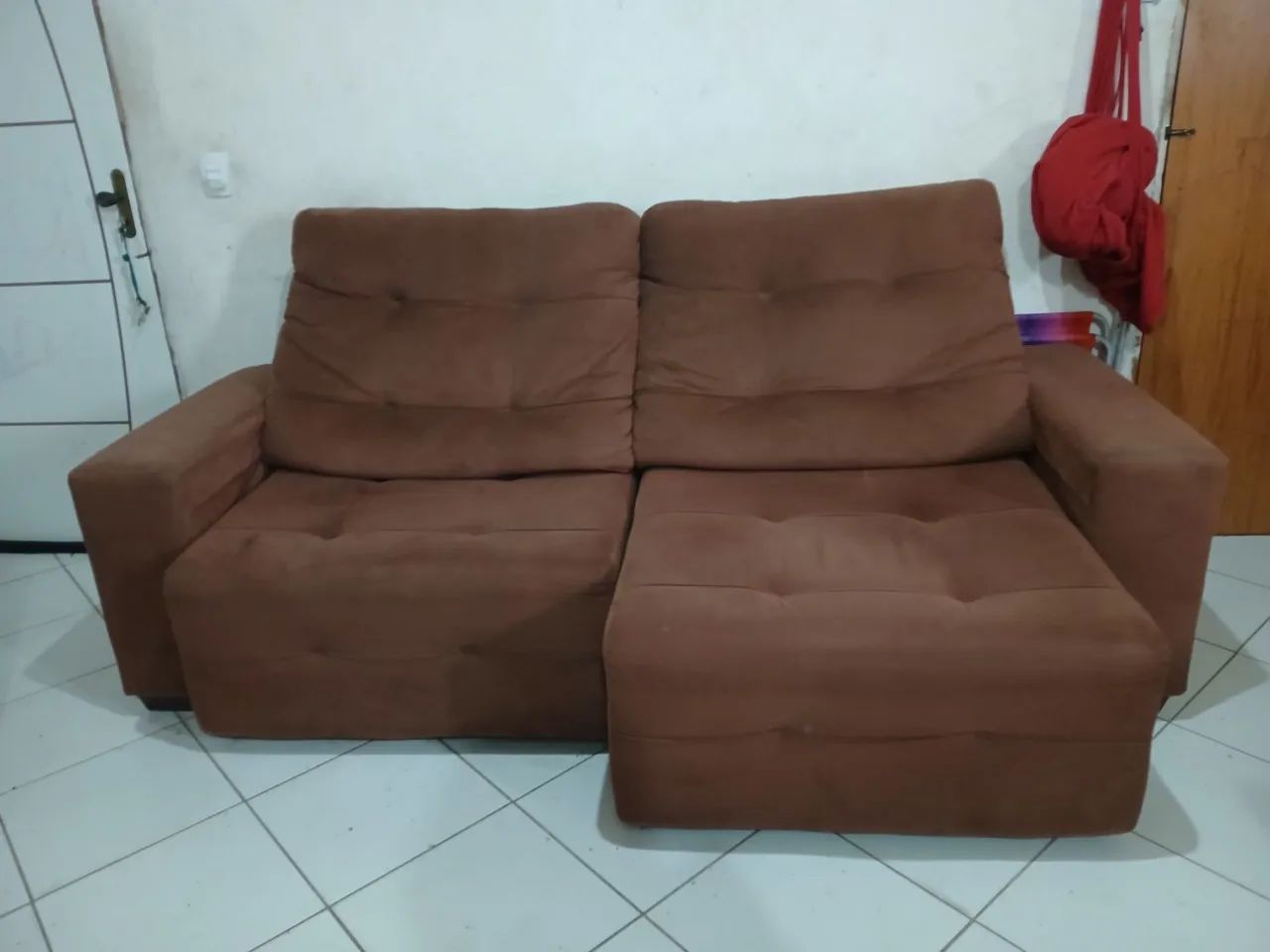 Sofá SOFÁ RETRÁTIL RECLINÁVEL 3P  R$700,00 - Foto 2