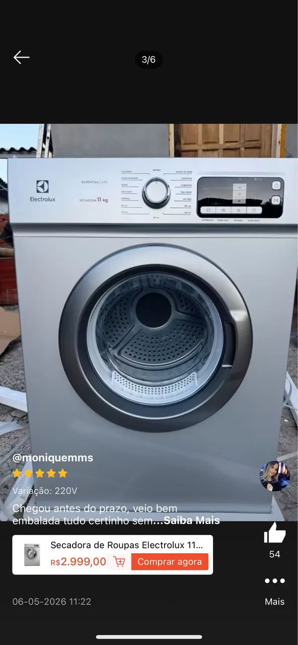 Vendo Secadora de roupas nova !  - Foto 2