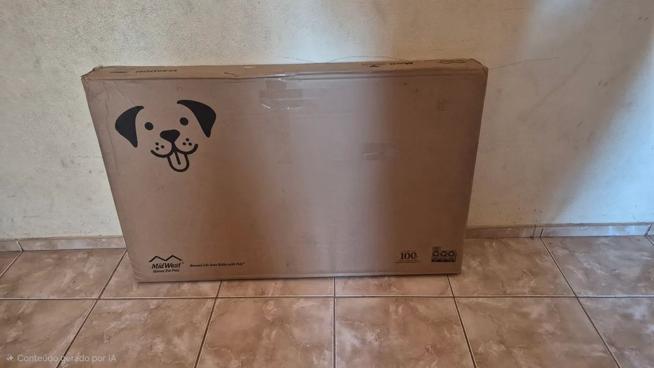 Caixa de cachorro médio porte NOVA - Foto 5