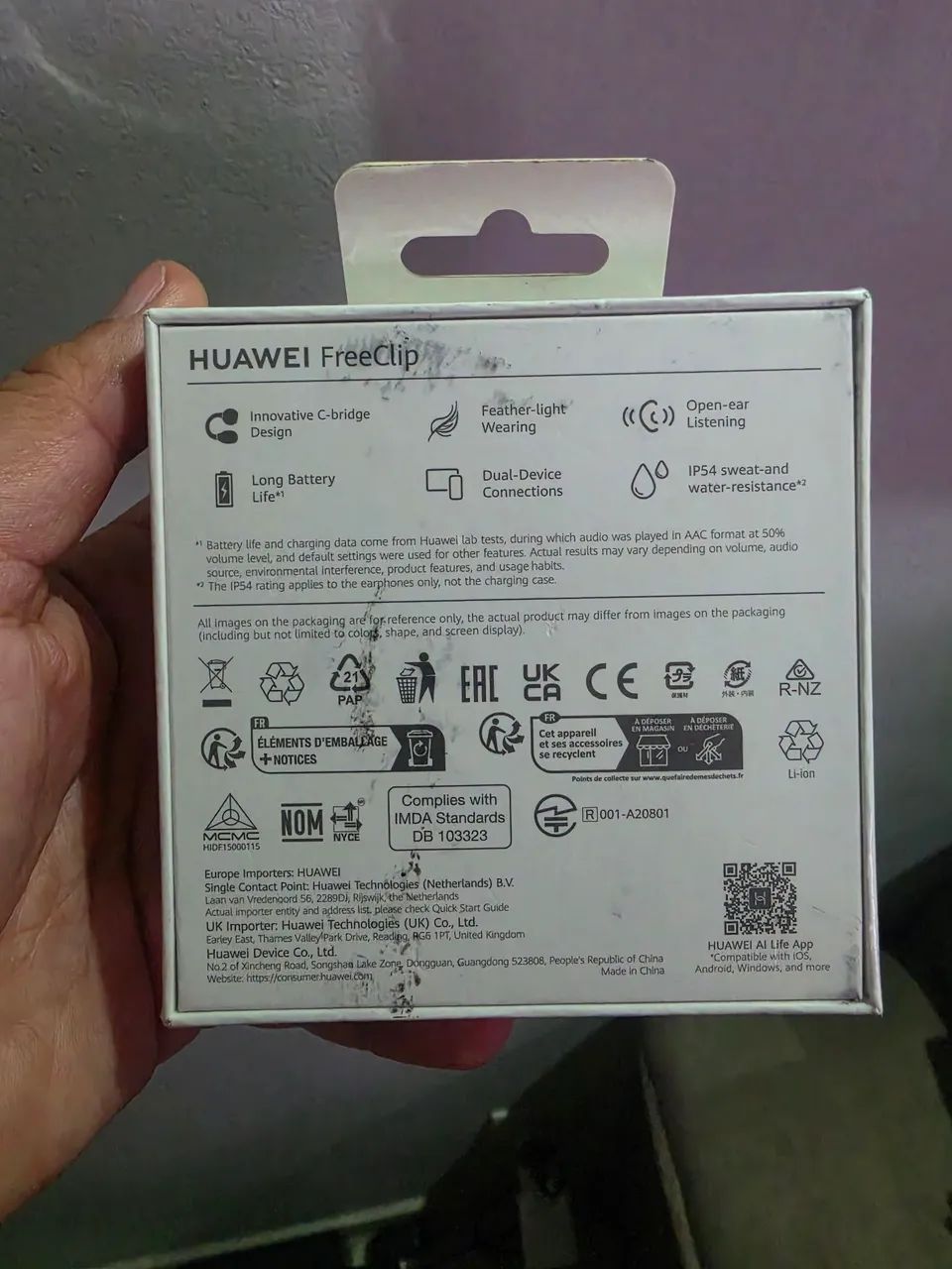 Fone HUAWEI FreeClip - Foto 2