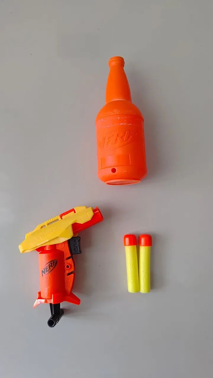 Nerf com kit (Arma + Colete + Alvo + Munição)