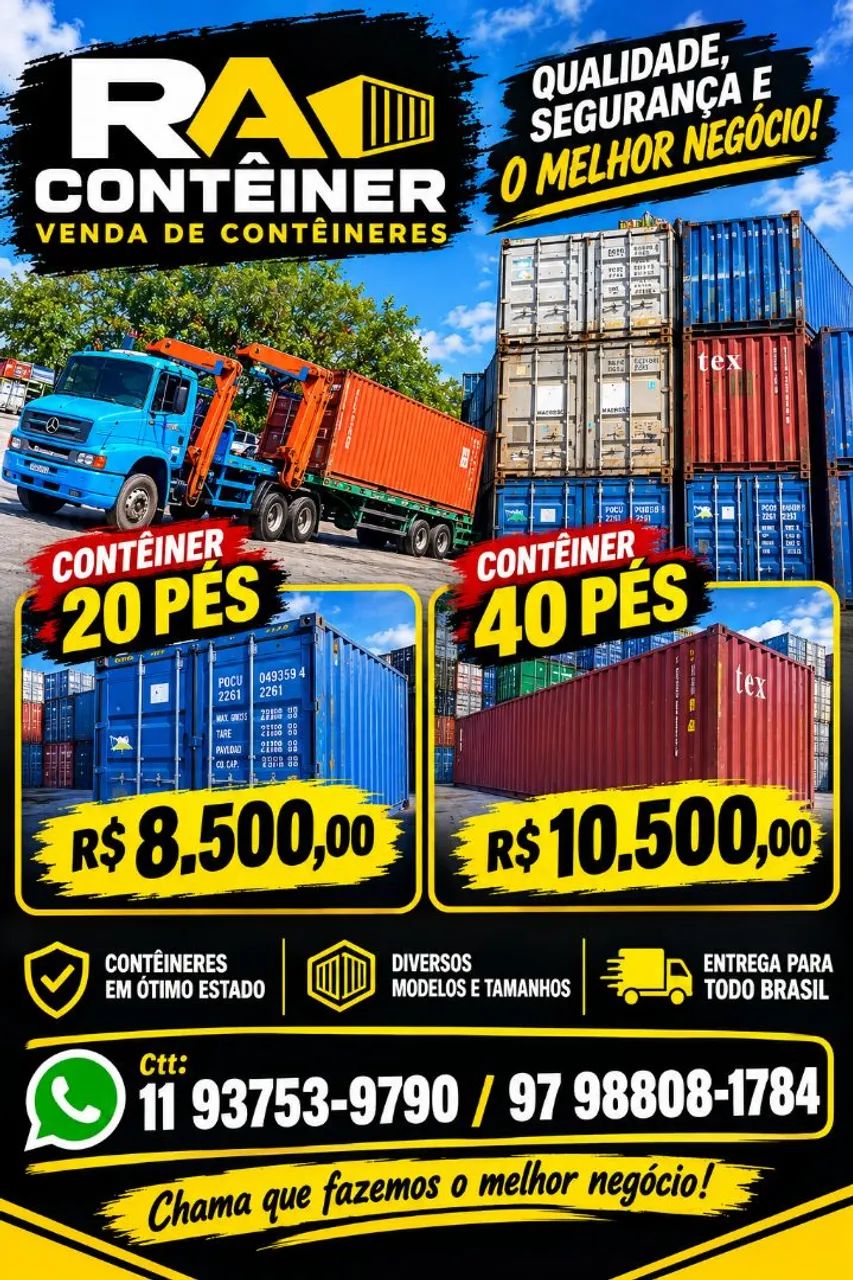 CONTÊINER MARÍTIMO 