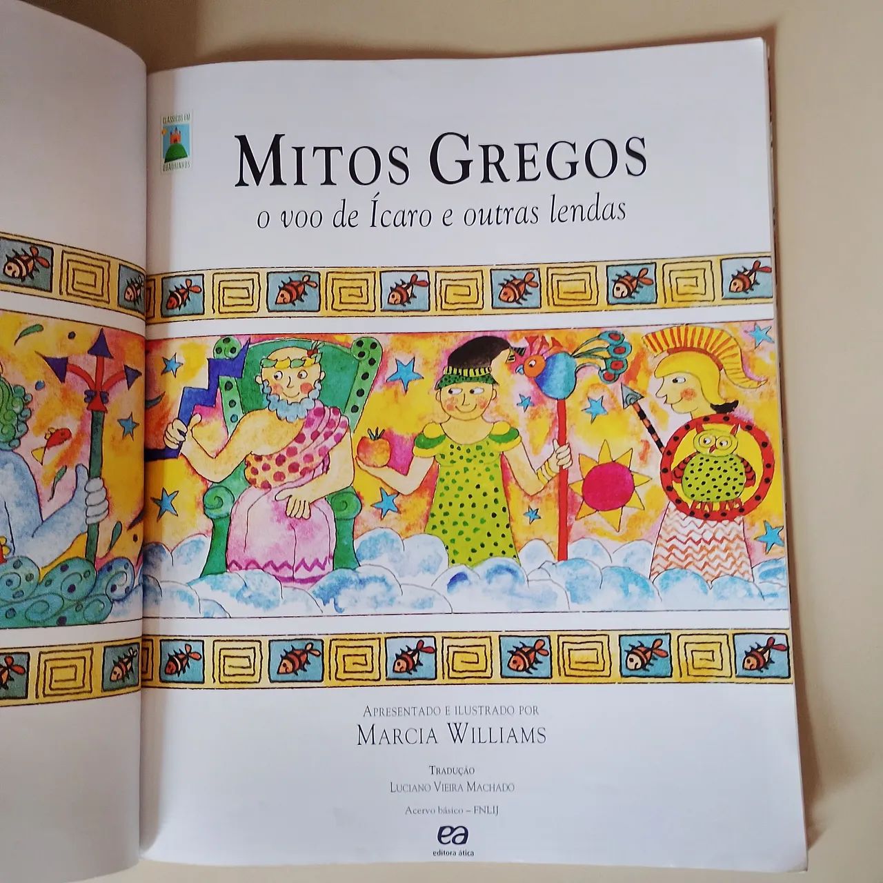 Livro Mitos Gregos o vôo de Ícaro e outras lendas. Paradidático leitura infanto juvenil. - Foto 4