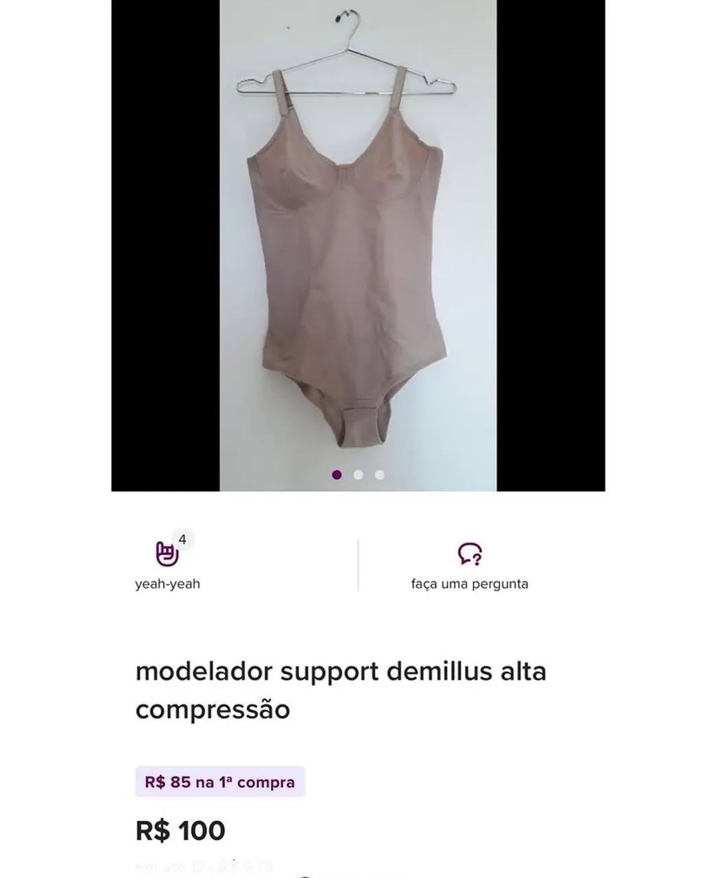 Body modelador support - Demillus  - Foto 3