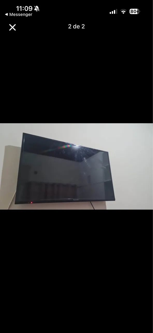 TV PANASSONIC 32 (NÃO É SMART) acompanha controle.  - Foto 2