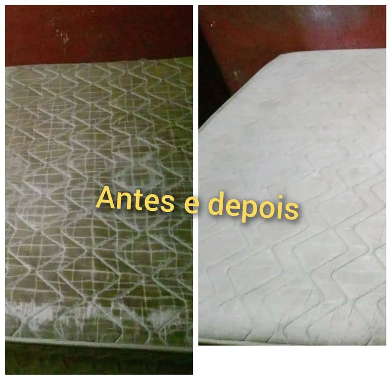 Eu faço limpeza e higienização de colchão 