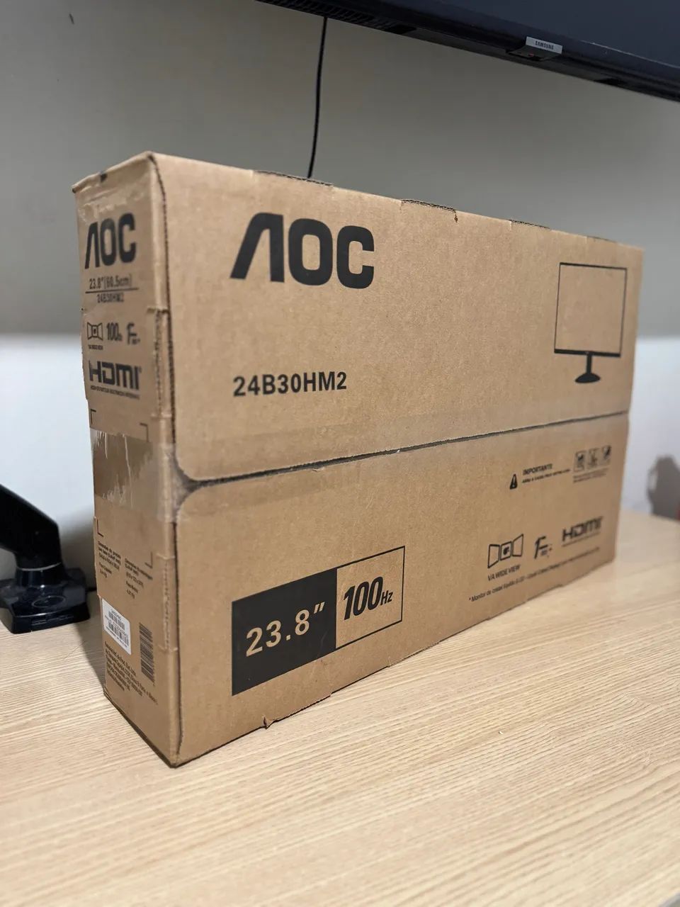 Monitor AOC 24 100hz 1ms - Saia dos 60hz  