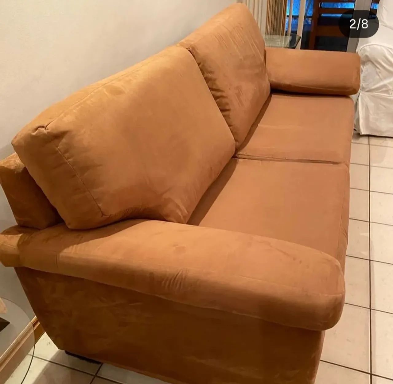Sofá 3 lugares e capa R$699,00441140299967375361