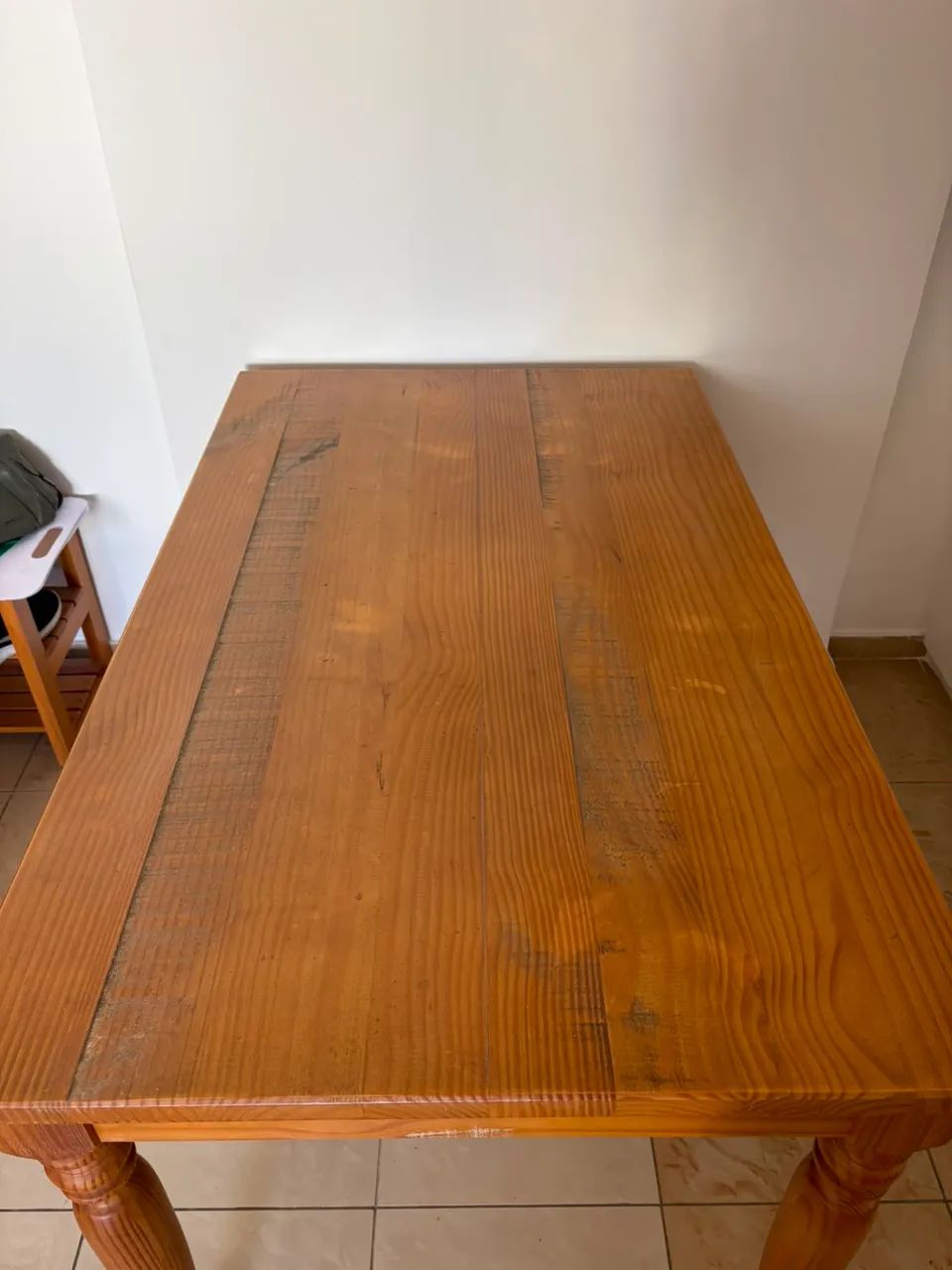 Mesa de jantar de madeira Tok&Stok - Foto 3