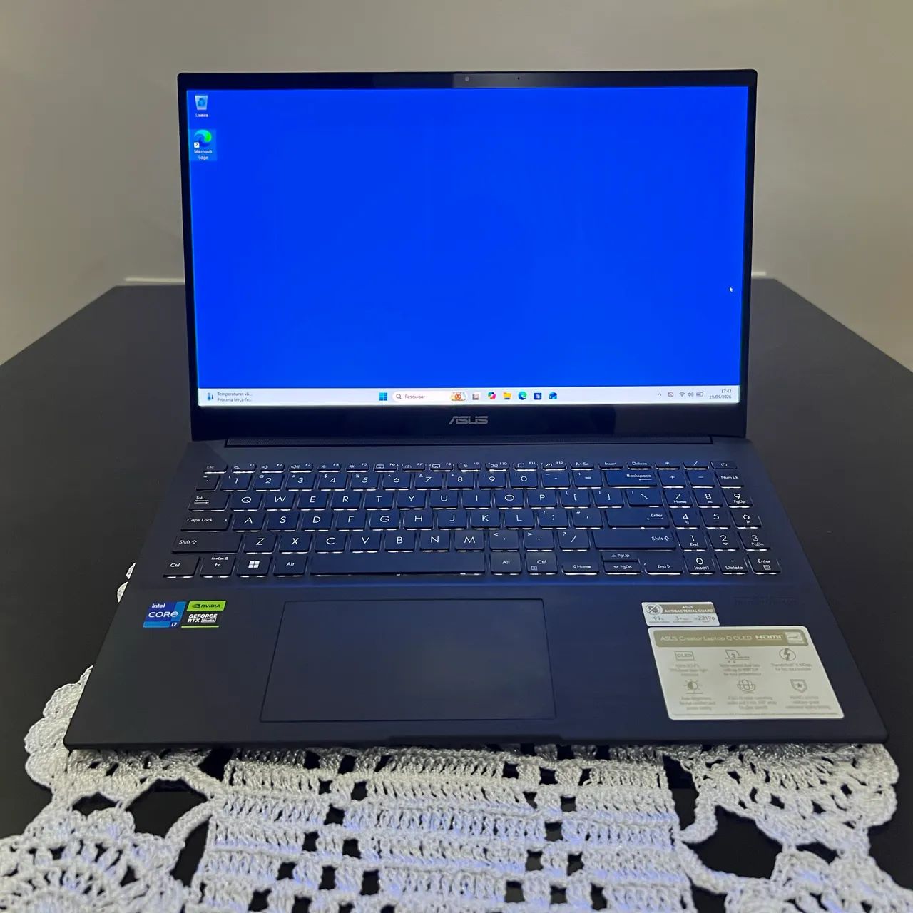 Notebook ASUS Creator OLED 15.6" Intel i7 13ª Geração | RTX 3050 6GB | 16 GB RAM 