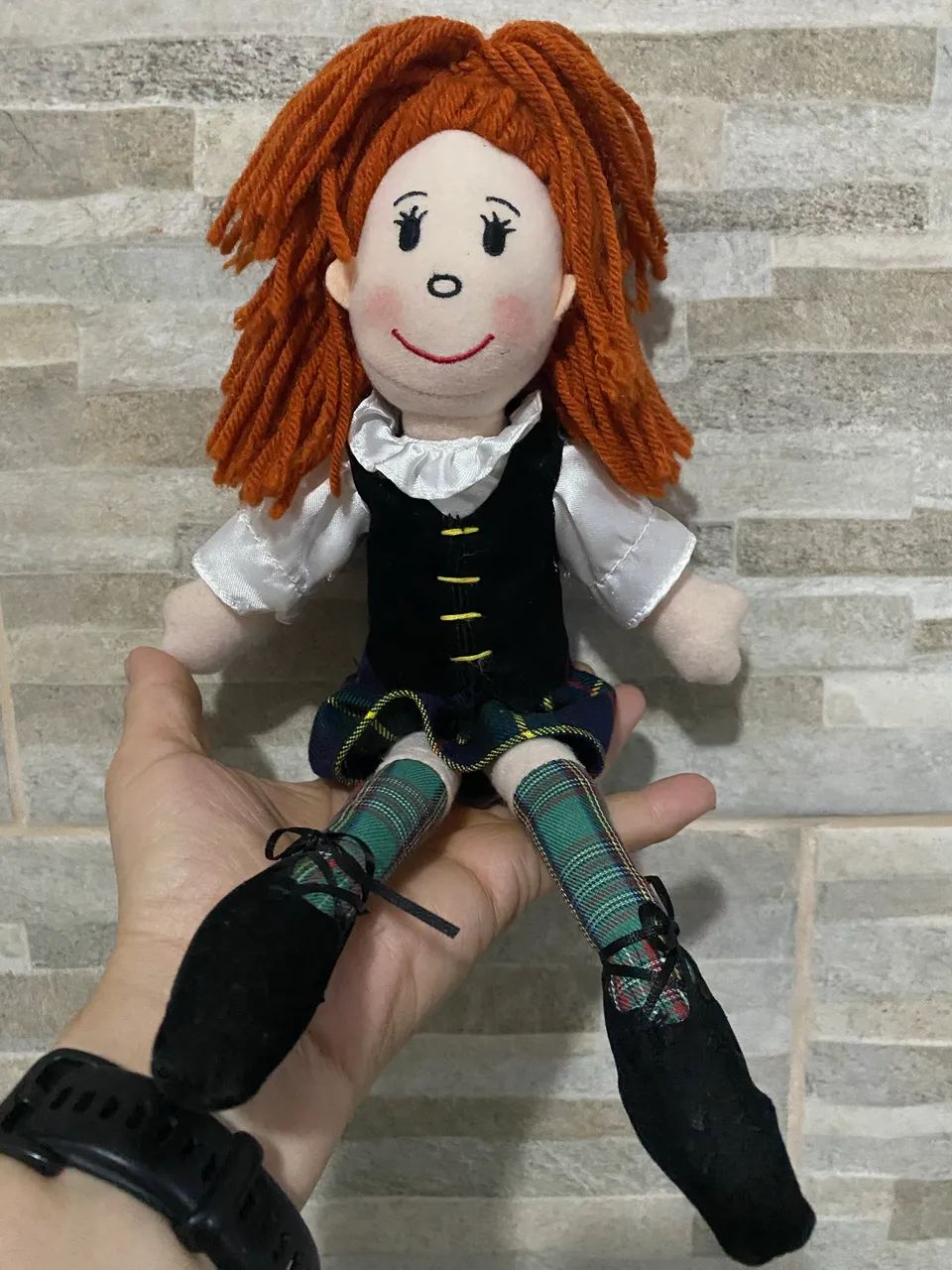 Boneca de pano Escocesa 