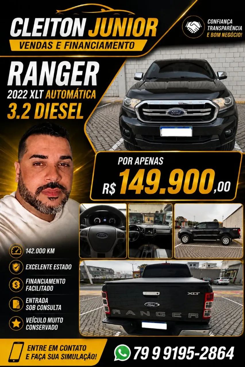 Ford Ranger Ranger XLT 3.2 20V 4x4 CD Diesel Aut. 2022