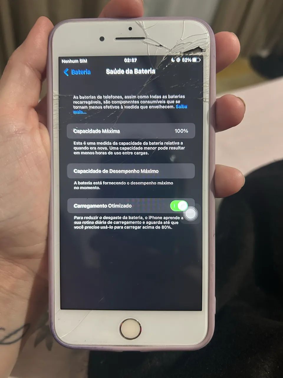 Celular iPhone 7 usado com uma avalia  - Foto 2