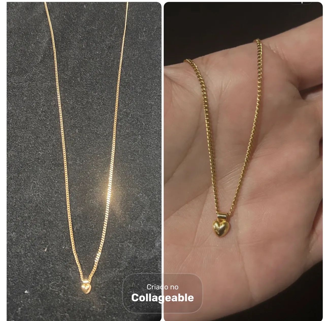 Lindo e delicado cordão Rommanel