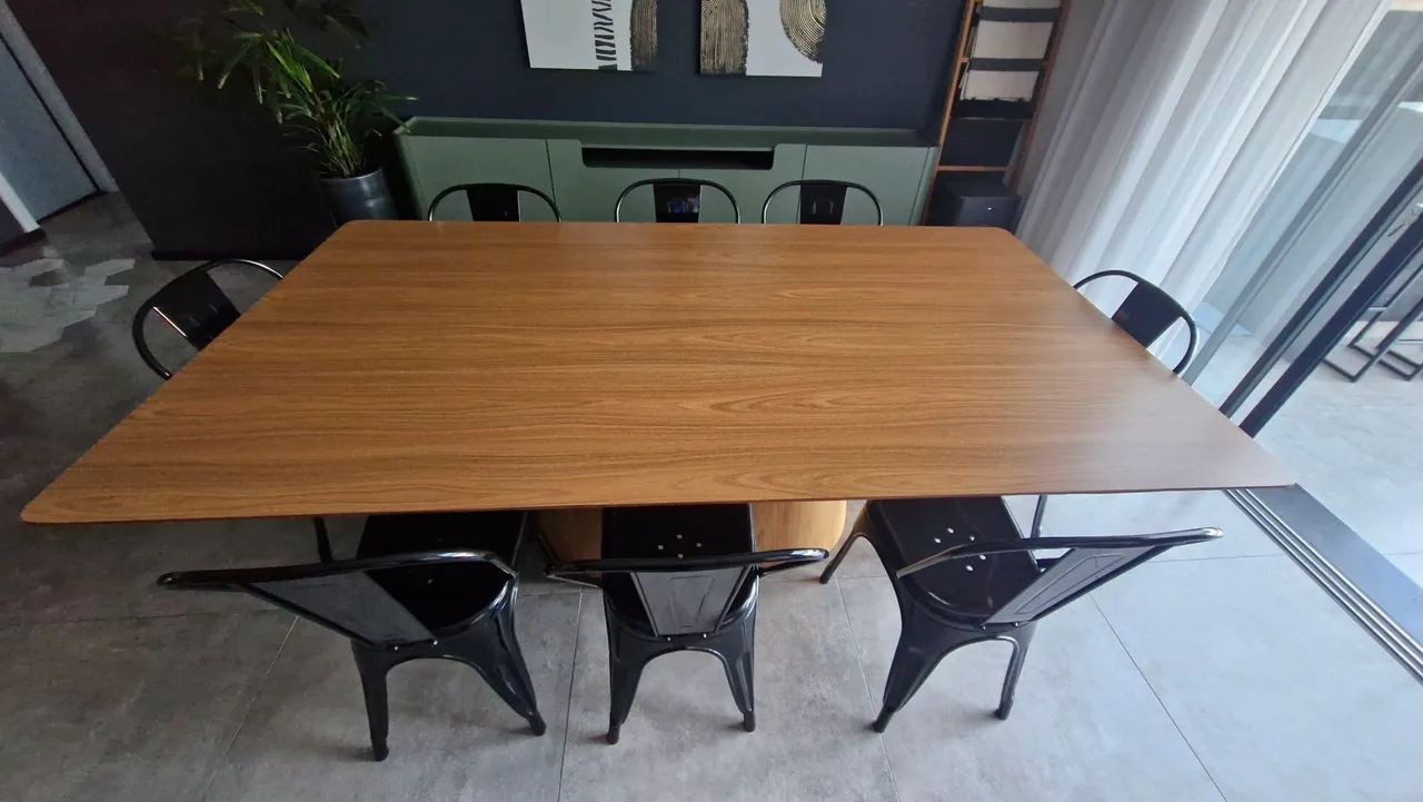 Mesa de jantar com cadeiras 220x120 - Foto 3