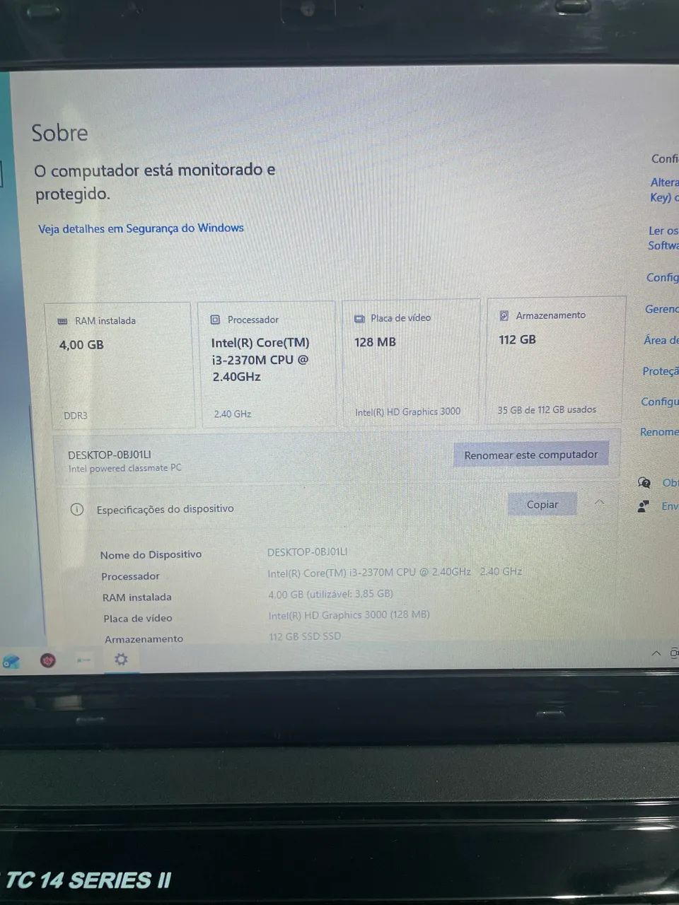 Notebook Novinho/Core i3 - Foto 5