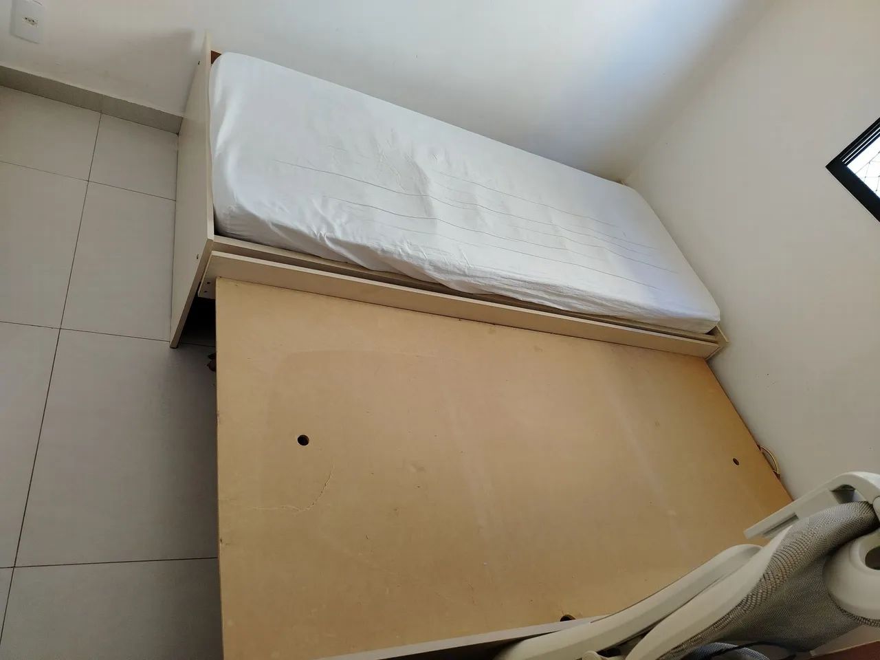 Cama de solteiro com auxiliar - 1 Colchão de brinde - Foto 3