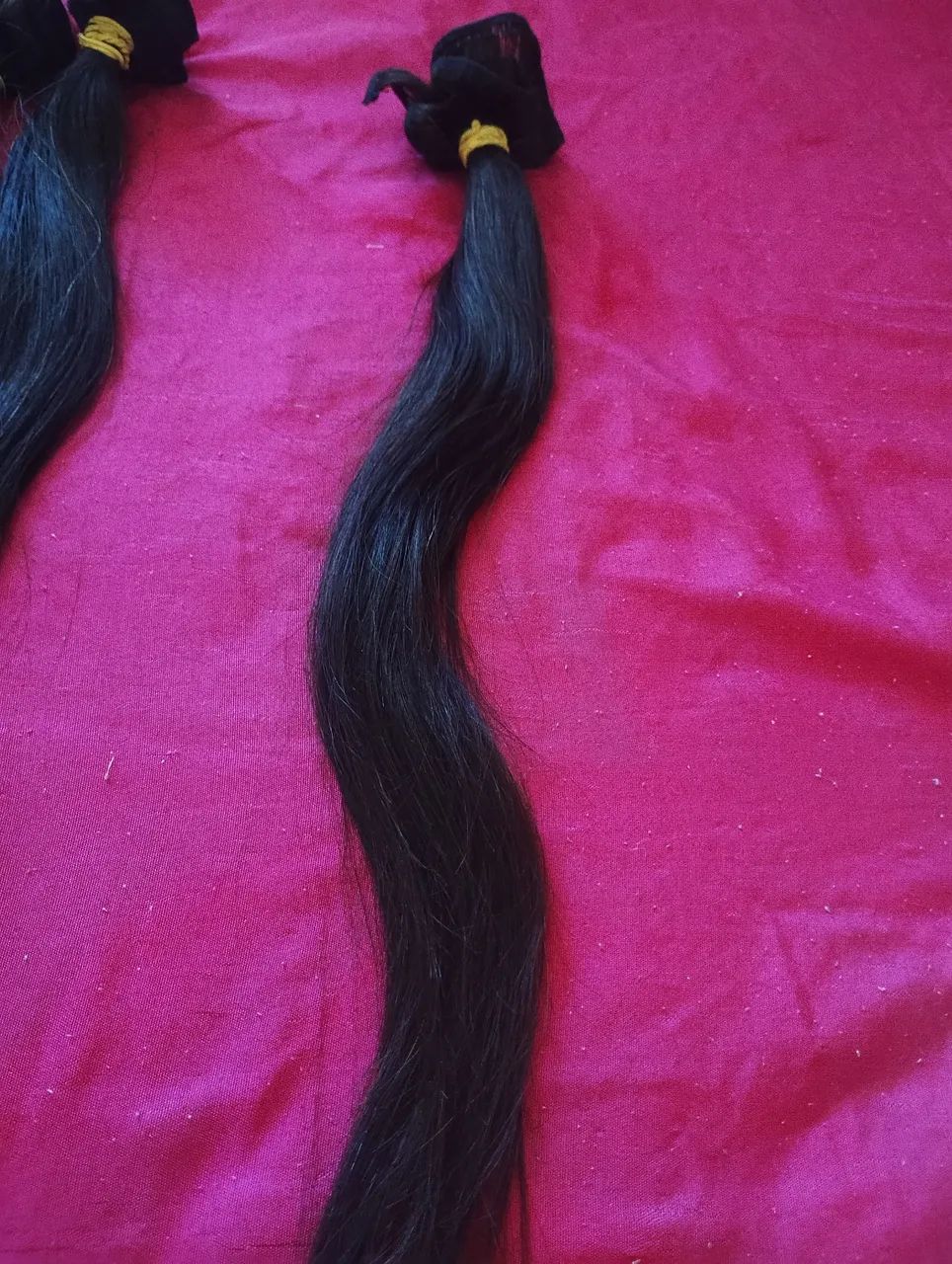 Vendo cabelo liso humano com 50 cm limpo cheiroso. - Foto 4