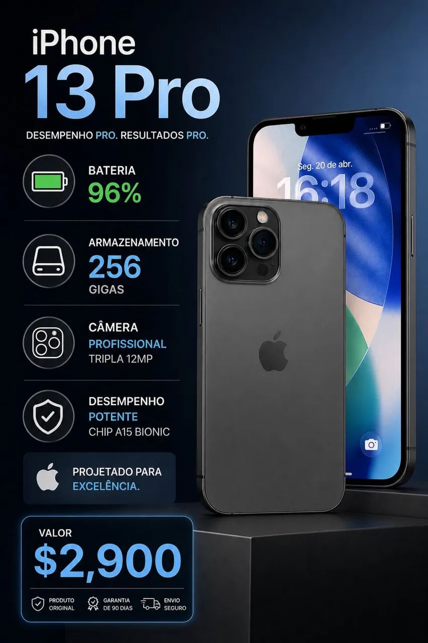 iPhone 13 Pro - Celulares e Smartphones - São José do Imbassaí