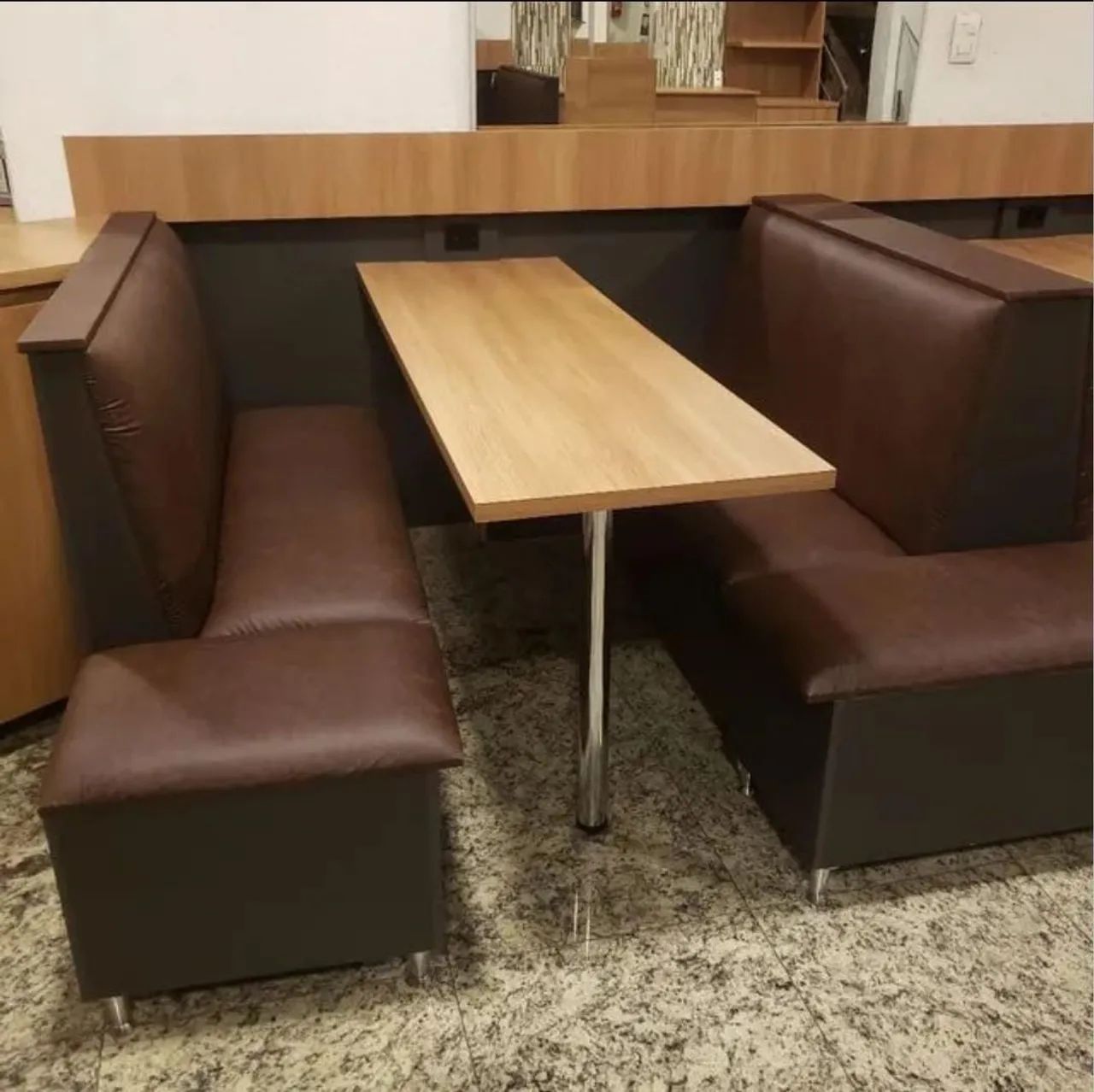 Móveis Poltronas Sofás Booth para Restaurante, Cafeteria, Sorveteria e Lanchonete