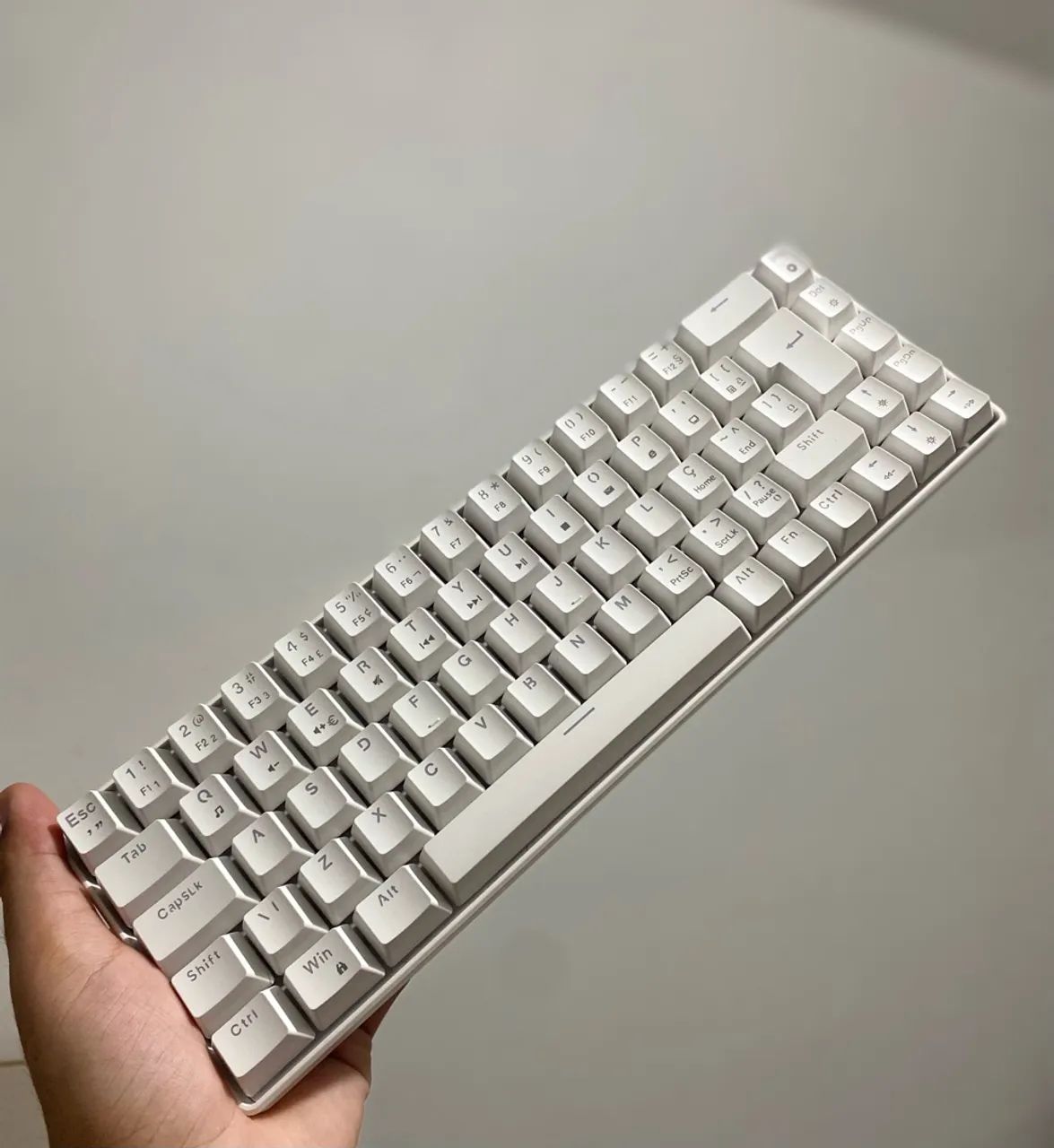 Teclado gamer mecânico branco - Foto 3
