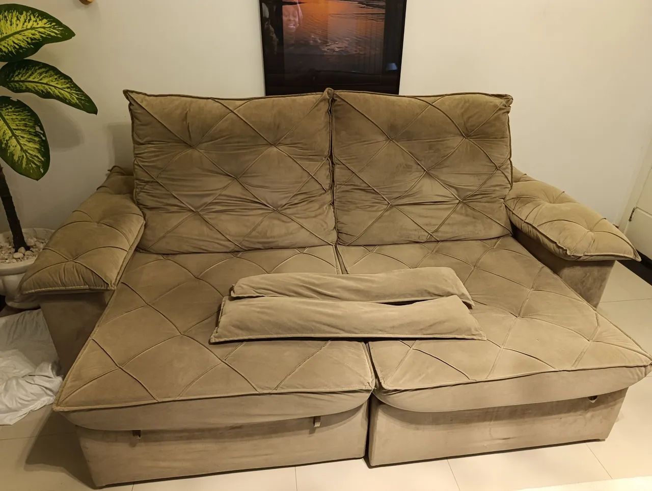 Sofá Retrátil super novo  - Foto 4