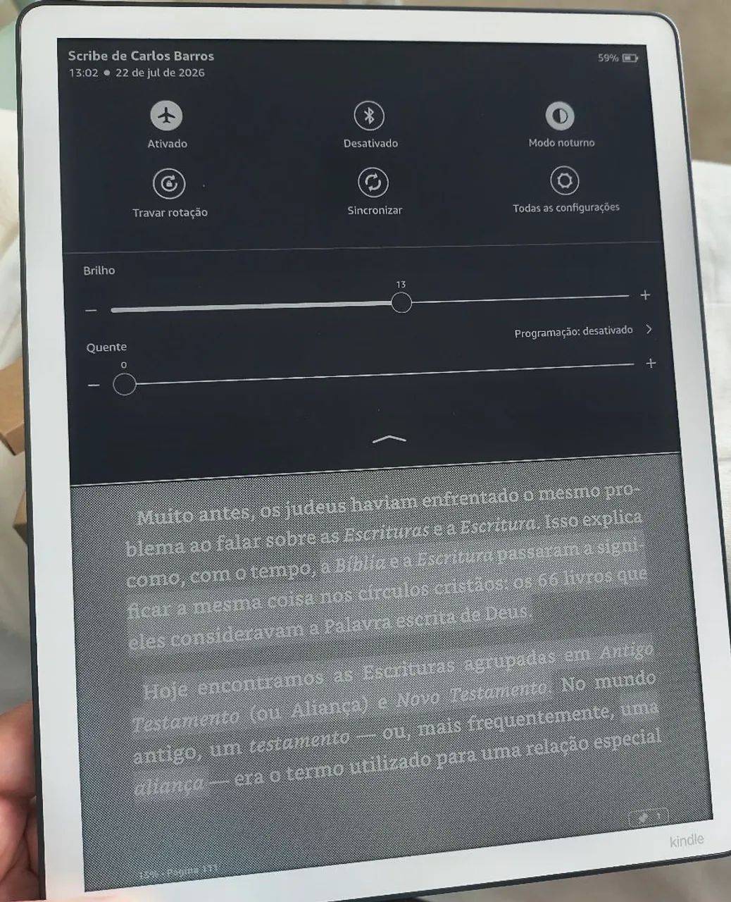 Kindle Scribe *APENAS CAMPINA GRANDE* - Foto 3