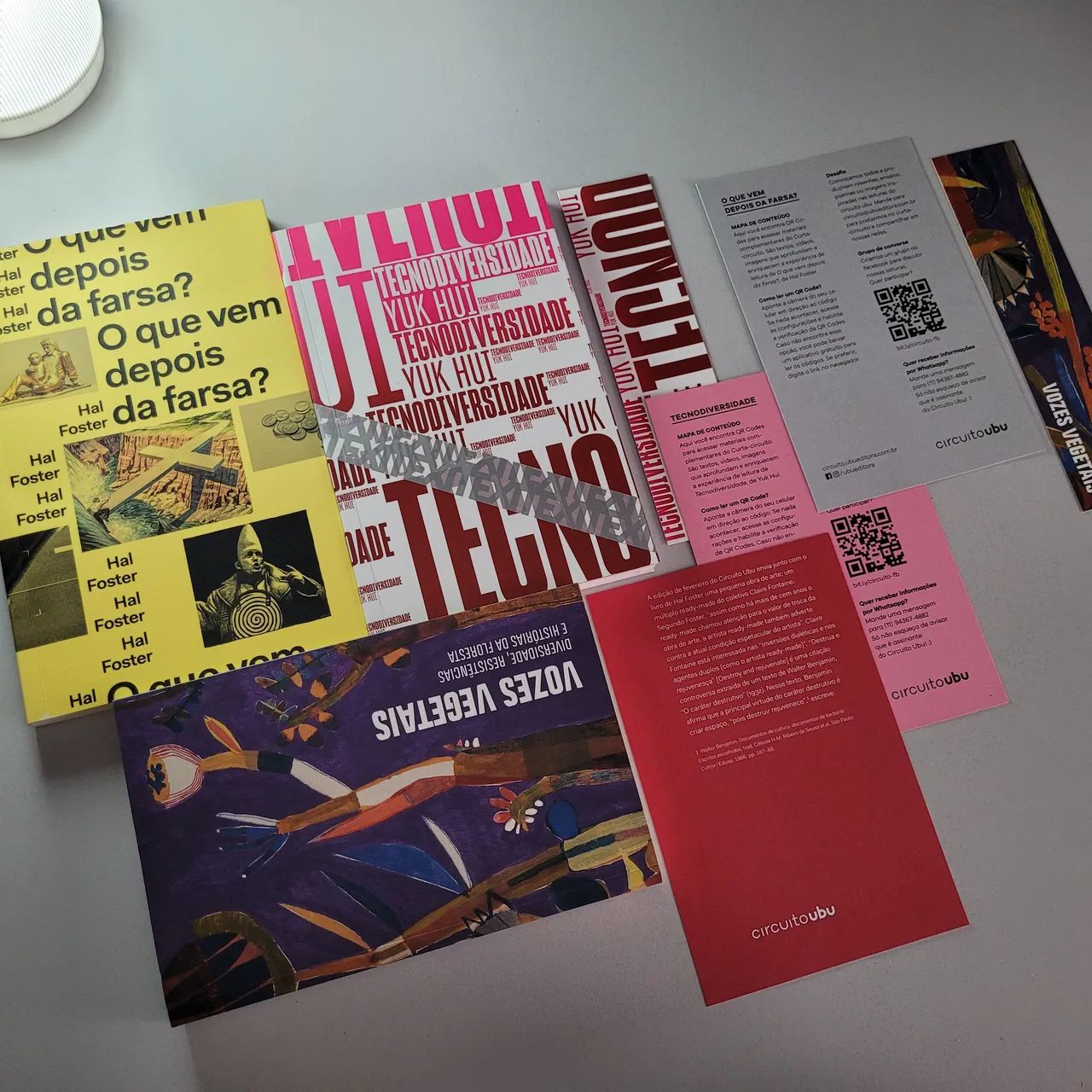 3 Livros Editora Ubu