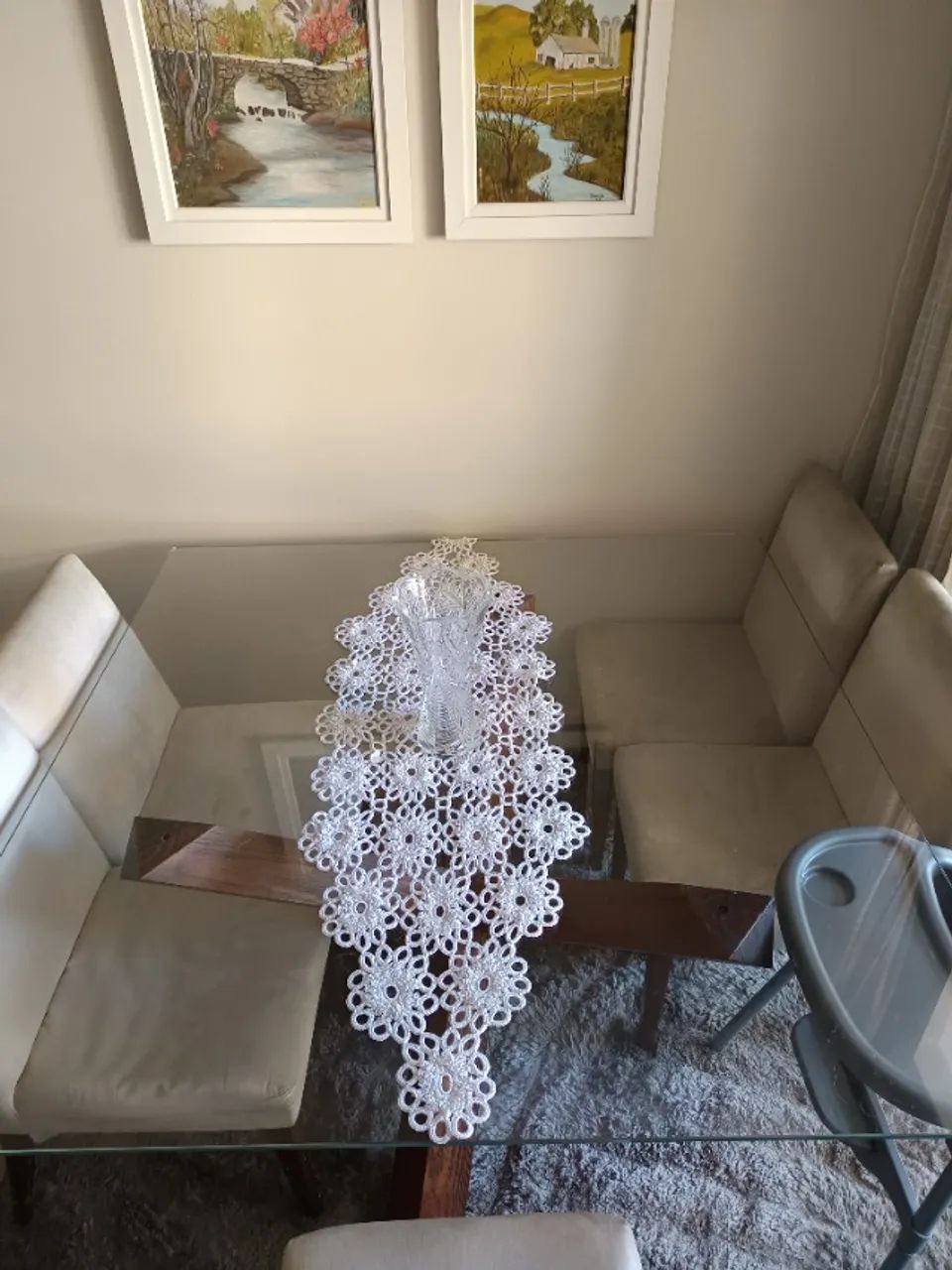 Tampo de mesa transparente quadrado  - Foto 5