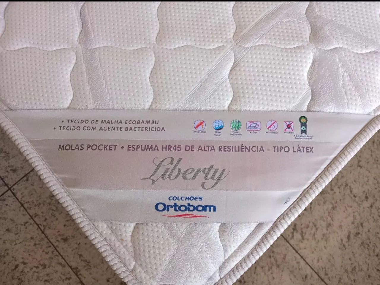 Cama de casal Queen  Ortobom Liberty molas pocket - Foto 2